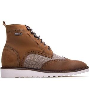 NEW WEECH Leather Chukka Boots Men’s 12 Brown